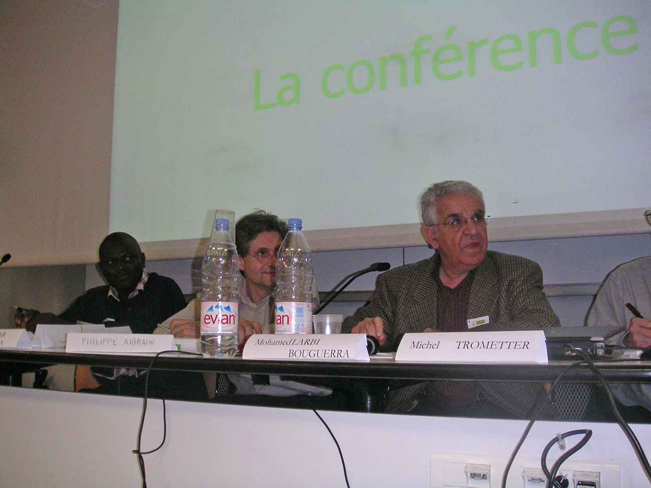 Rencontres 1 avril 2005. Philippe Aigrain, Mohamed Larbi Bouguerra