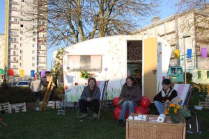 convivialité aux jardins partagés Bellevue